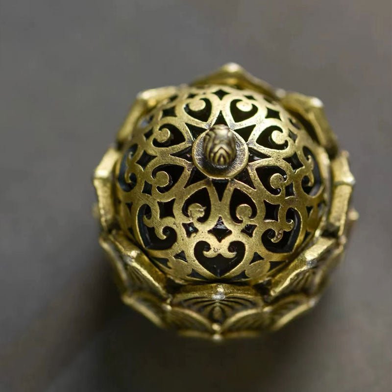 1pc Lotus Incense Holder,Small Inscent Cone Burner,Mini Asian Style Lotus Flower Zen Decor Gift - LEIDAI