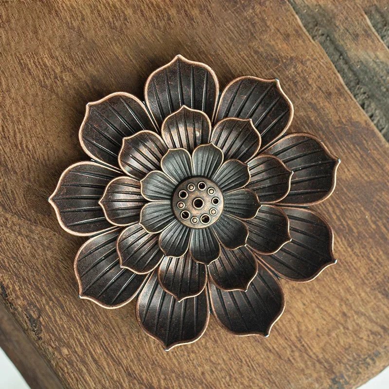 1Pcs Porous Lotus Incense Insertion Zen Line Lncense Lnsertion Seat Accessories Sandalwood Burner Lncense Plate Tray - LEIDAI