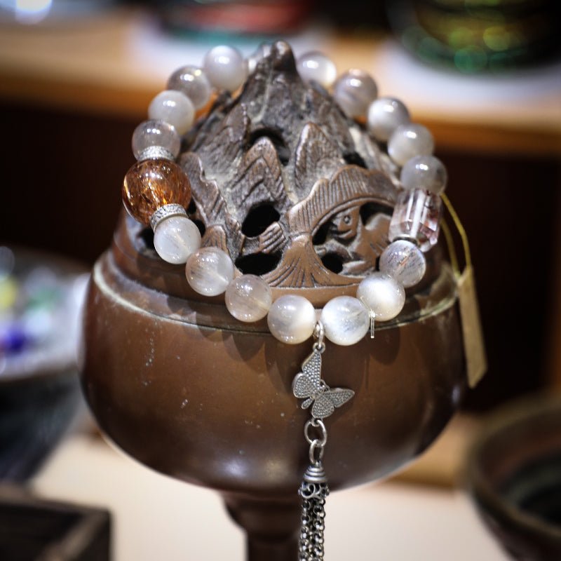 Absorb wealth, black backbone, gold ghost bracelet| Bless Jade - LEIDAI