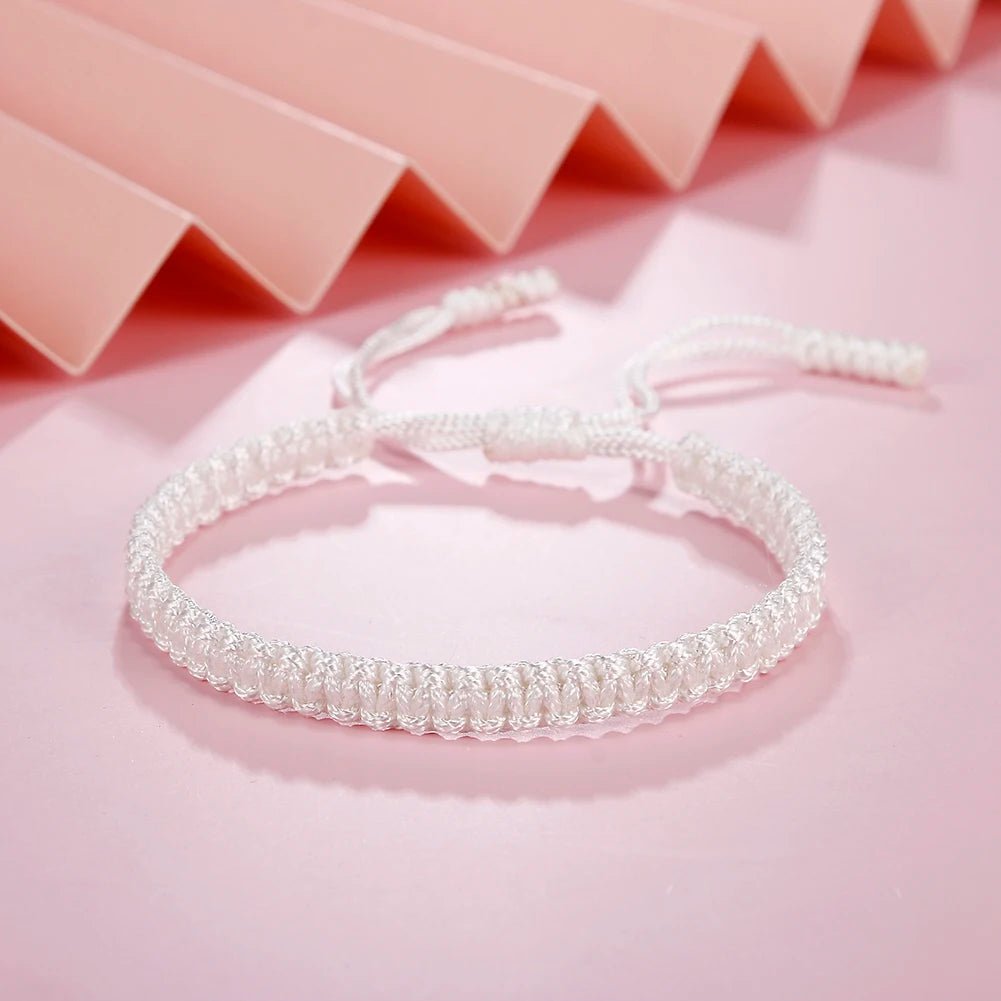 Braided Red String Bracelets & Bangles Tibetan Buddhist Adjustable Knot Handmade Bracelet Wrist Jewelry Gifts For Love Good Luck - LEIDAI