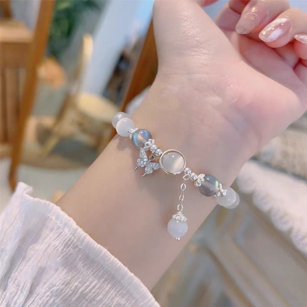Cat's Eye Crystal Energy Bracelet | Bless Jade - LEIDAI
