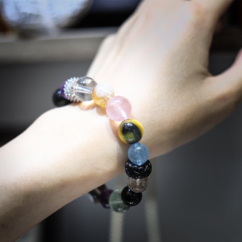 Energy balance crystal multi - treasure bracelet| Bless Jade - LEIDAI