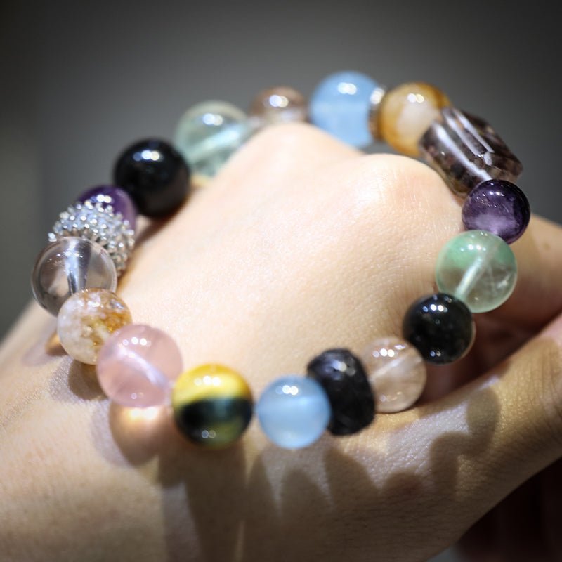 Energy balance crystal multi - treasure bracelet| Bless Jade - LEIDAI