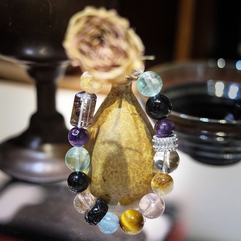 Energy balance crystal multi - treasure bracelet| Bless Jade - LEIDAI