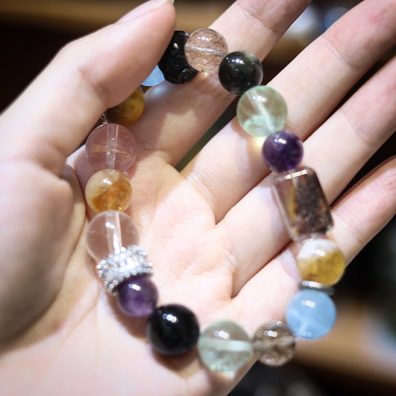 Energy balance crystal multi - treasure bracelet| Bless Jade - LEIDAI