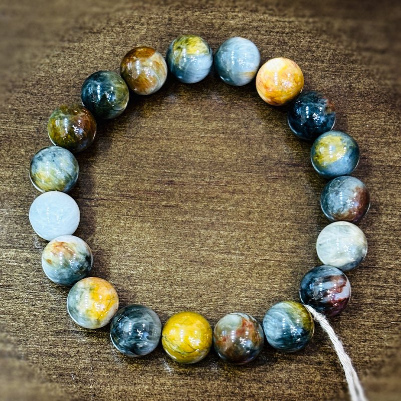 Energy Natural Symbiotic Blue Crystal Bracelet | Bless Jade - LEIDAI