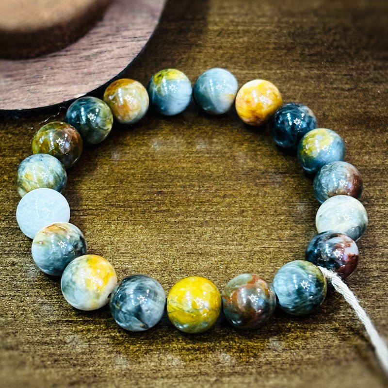 Energy Natural Symbiotic Blue Crystal Bracelet | Bless Jade - LEIDAI