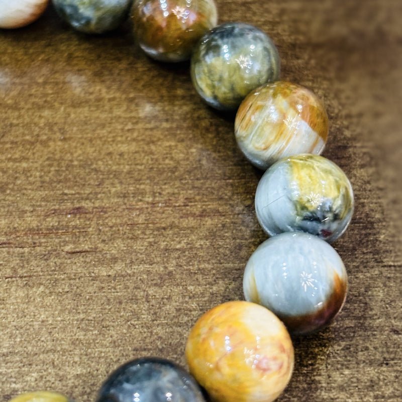 Energy Natural Symbiotic Blue Crystal Bracelet | Bless Jade - LEIDAI