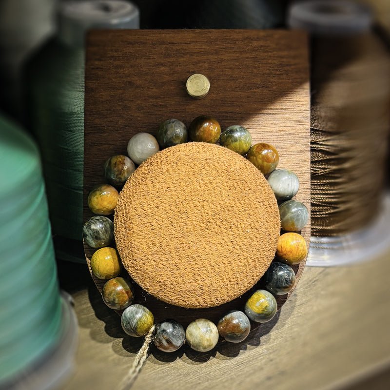 Energy Natural Symbiotic Blue Crystal Bracelet | Bless Jade - LEIDAI
