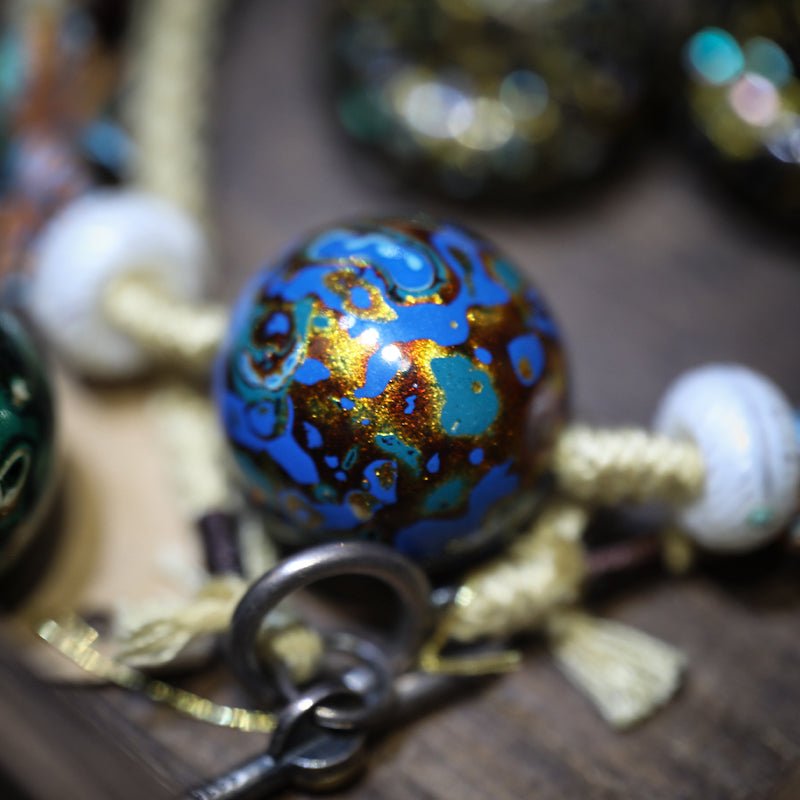 Good Luck Lacquer Bead Necklace | Bless Jade - LEIDAI