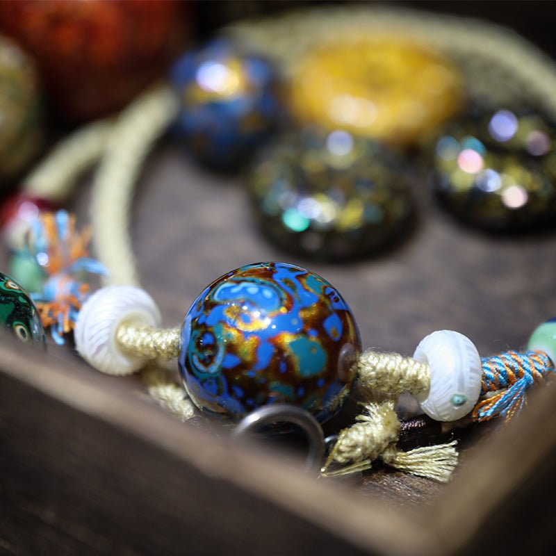 Good Luck Lacquer Bead Necklace | Bless Jade - LEIDAI