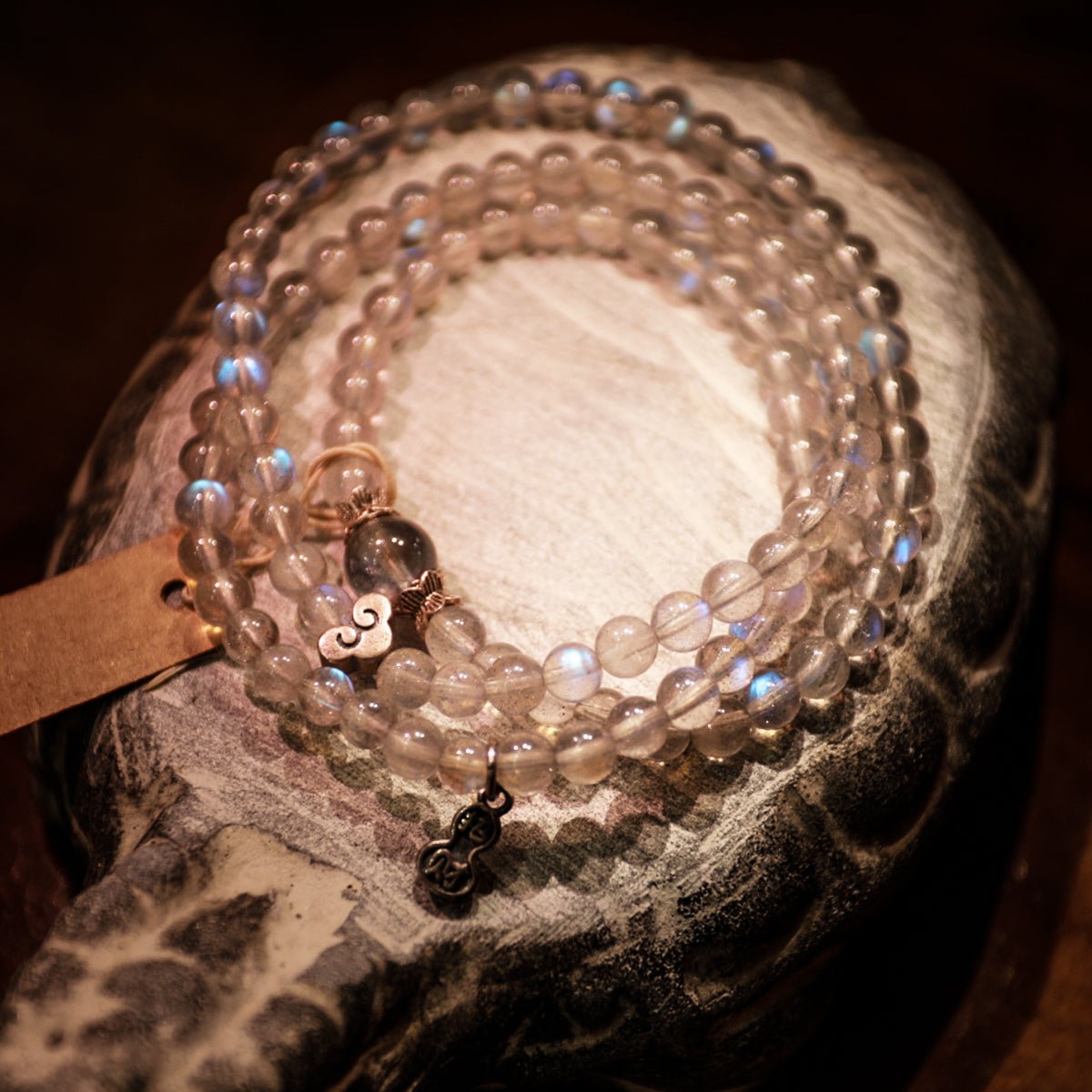 Guardian and Healing Gray Moonlight Silver Bracelet| Bless Jade - LEIDAI