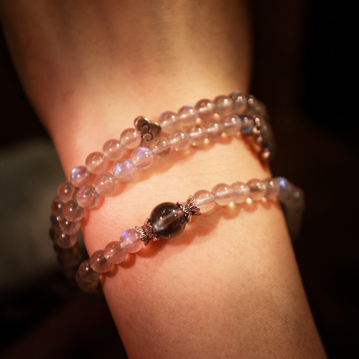Guardian and Healing Gray Moonlight Silver Bracelet| Bless Jade - LEIDAI