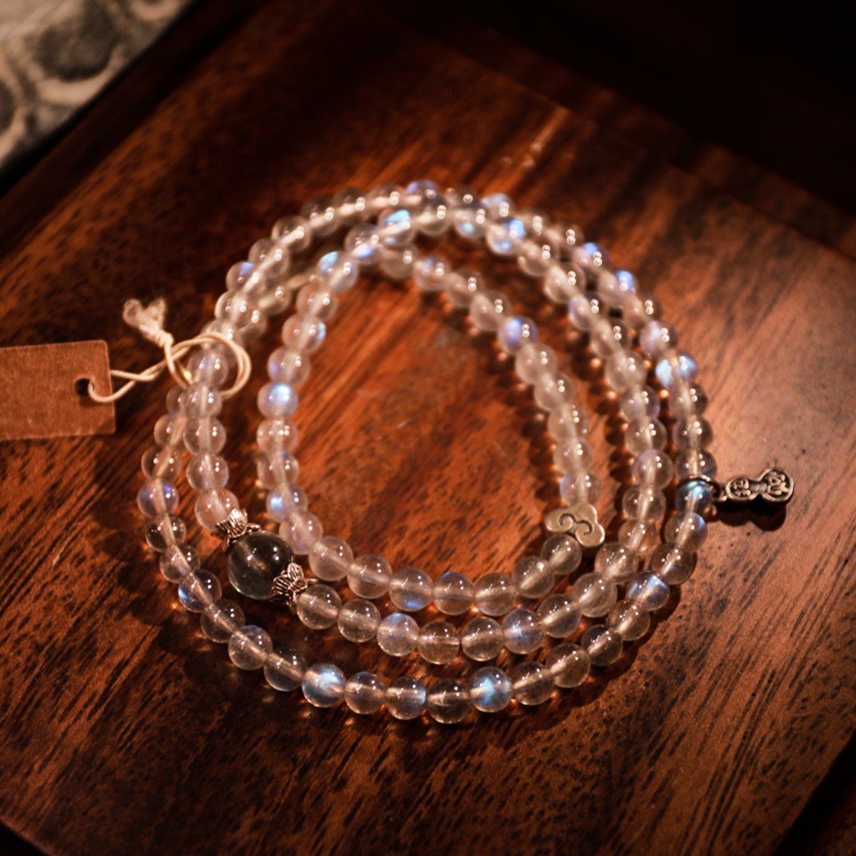 Guardian and Healing Gray Moonlight Silver Bracelet| Bless Jade - LEIDAI