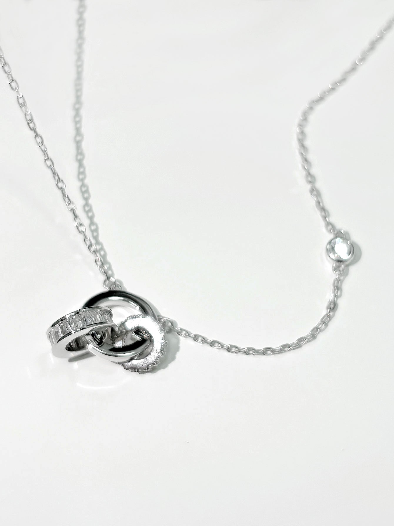 LEIDAI A women's niche premium 925 sterling silver pendant necklace fashion trend elegant for daily commute dating wear - LEIDAI