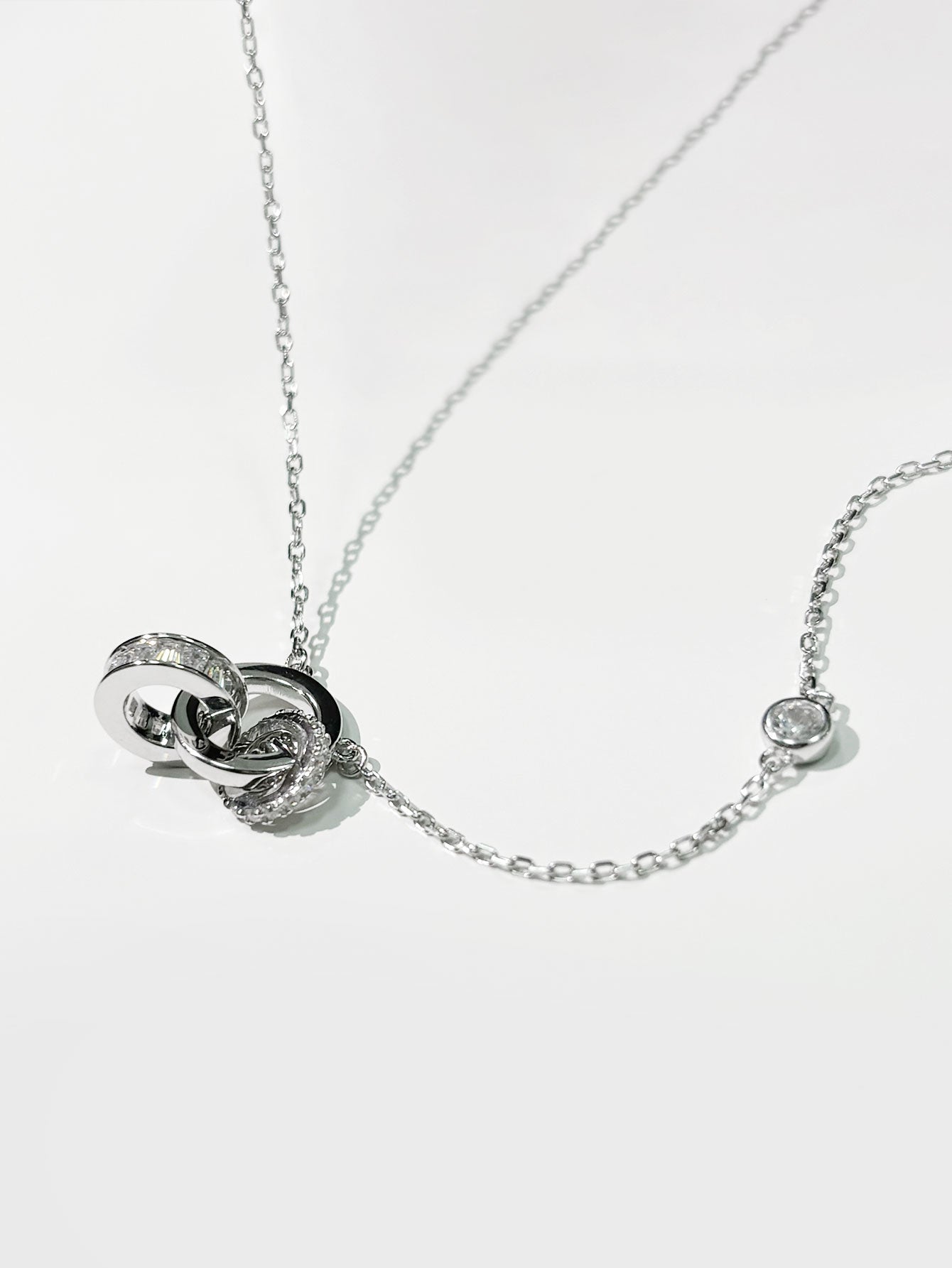 LEIDAI A women's niche premium 925 sterling silver pendant necklace fashion trend elegant for daily commute dating wear - LEIDAI