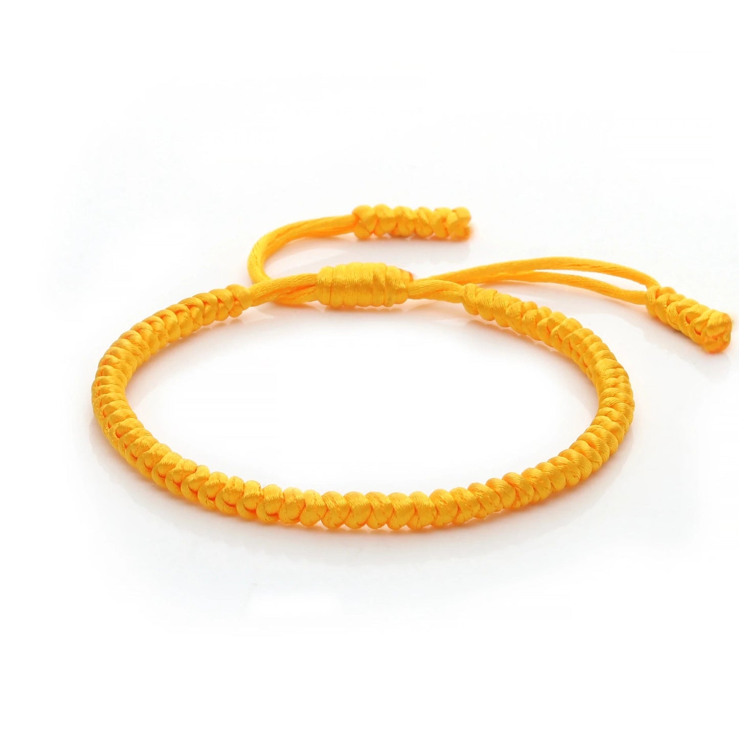 Multicolor Rope Lucky knots Bracelets Women Men Charm Woven Handmade Bangles Braided Adjustable Size Buddhism Jewelry Pulseras - LEIDAI