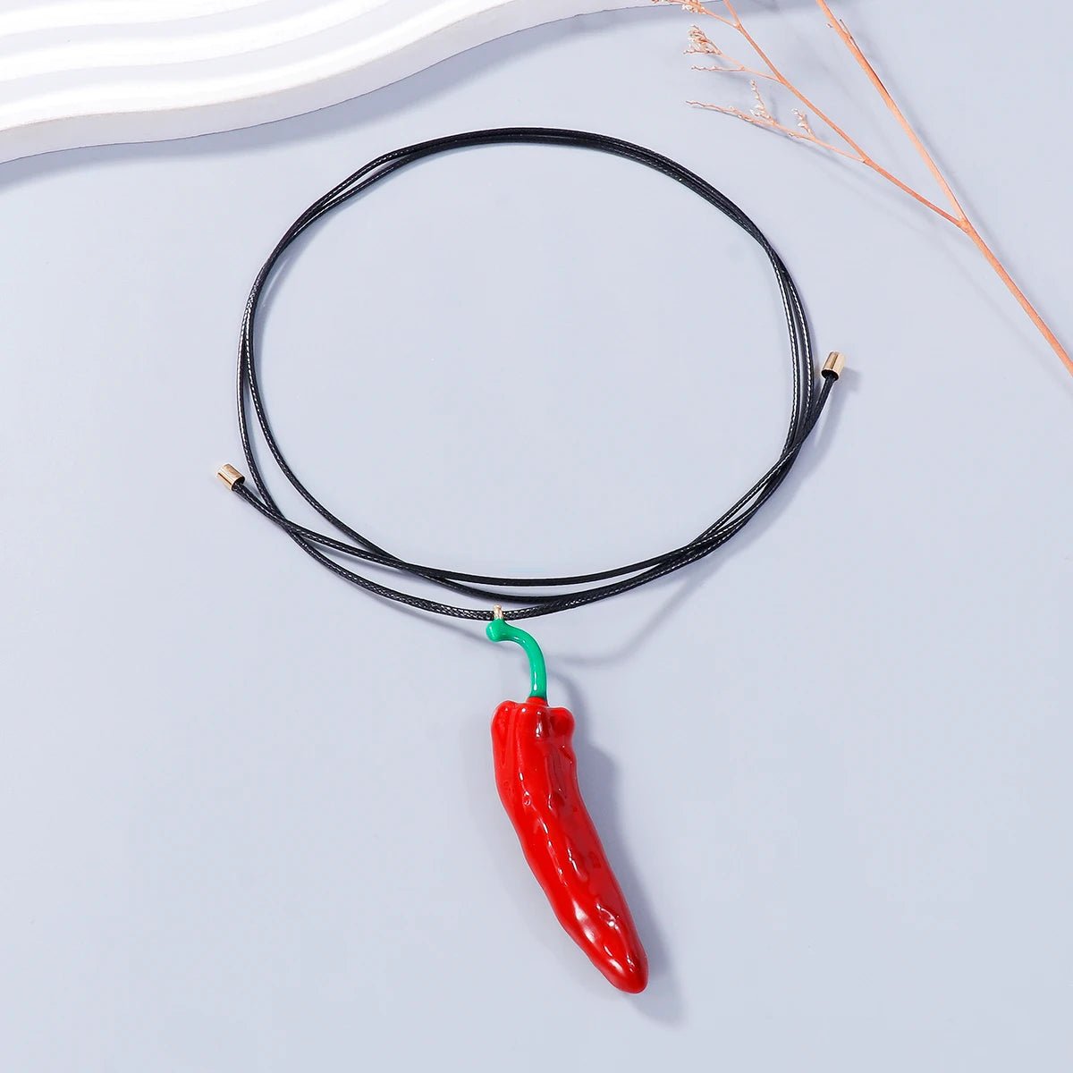Pepper Pendant Rope Chains Necklace for Women Boho Style Fashion Holiday Party Jewelry Gifts - LEIDAI