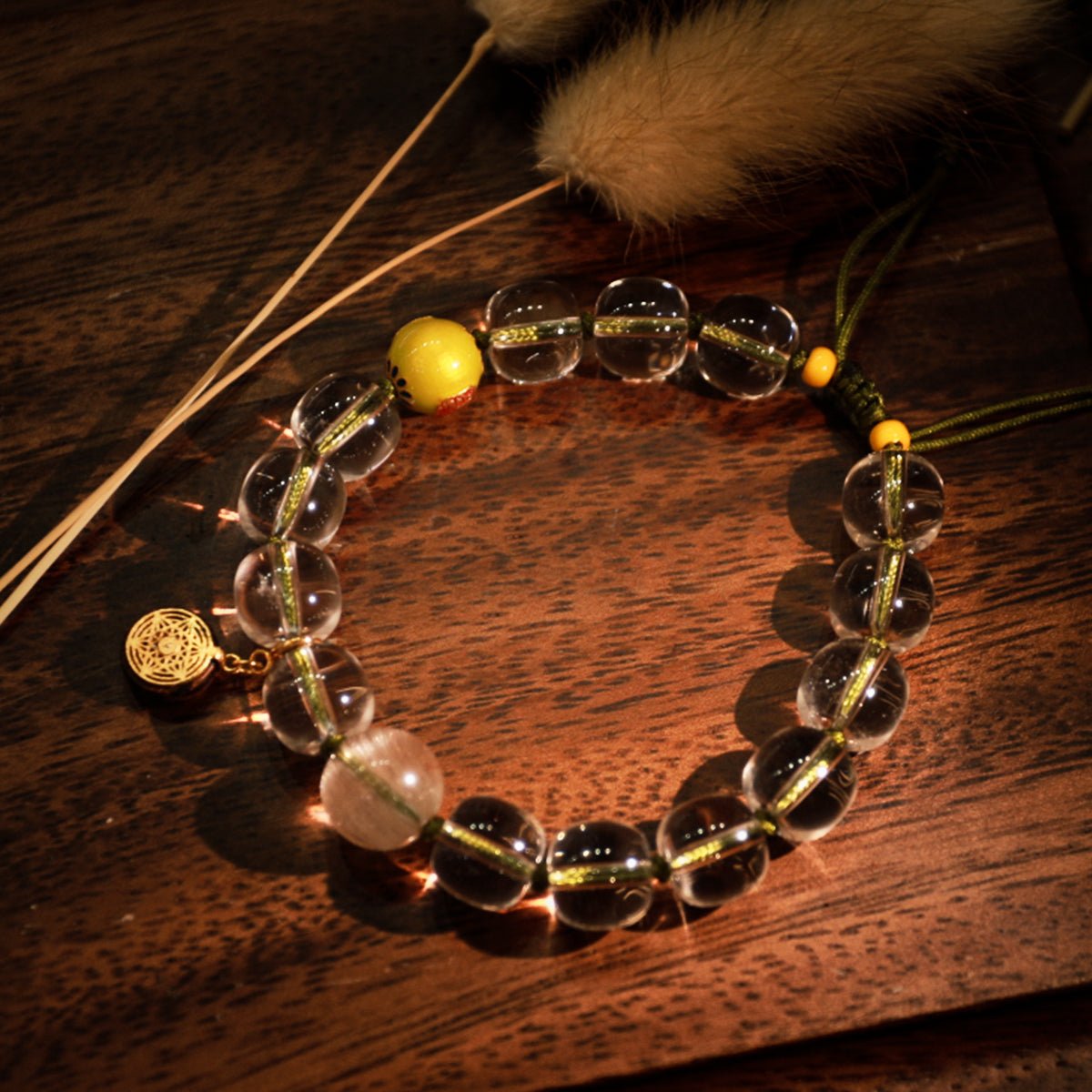 Pure energy white crystal silver bracelet| Bless Jade - LEIDAI