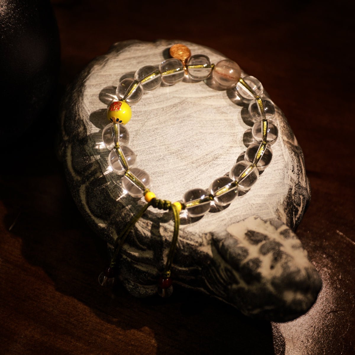 Pure energy white crystal silver bracelet| Bless Jade - LEIDAI