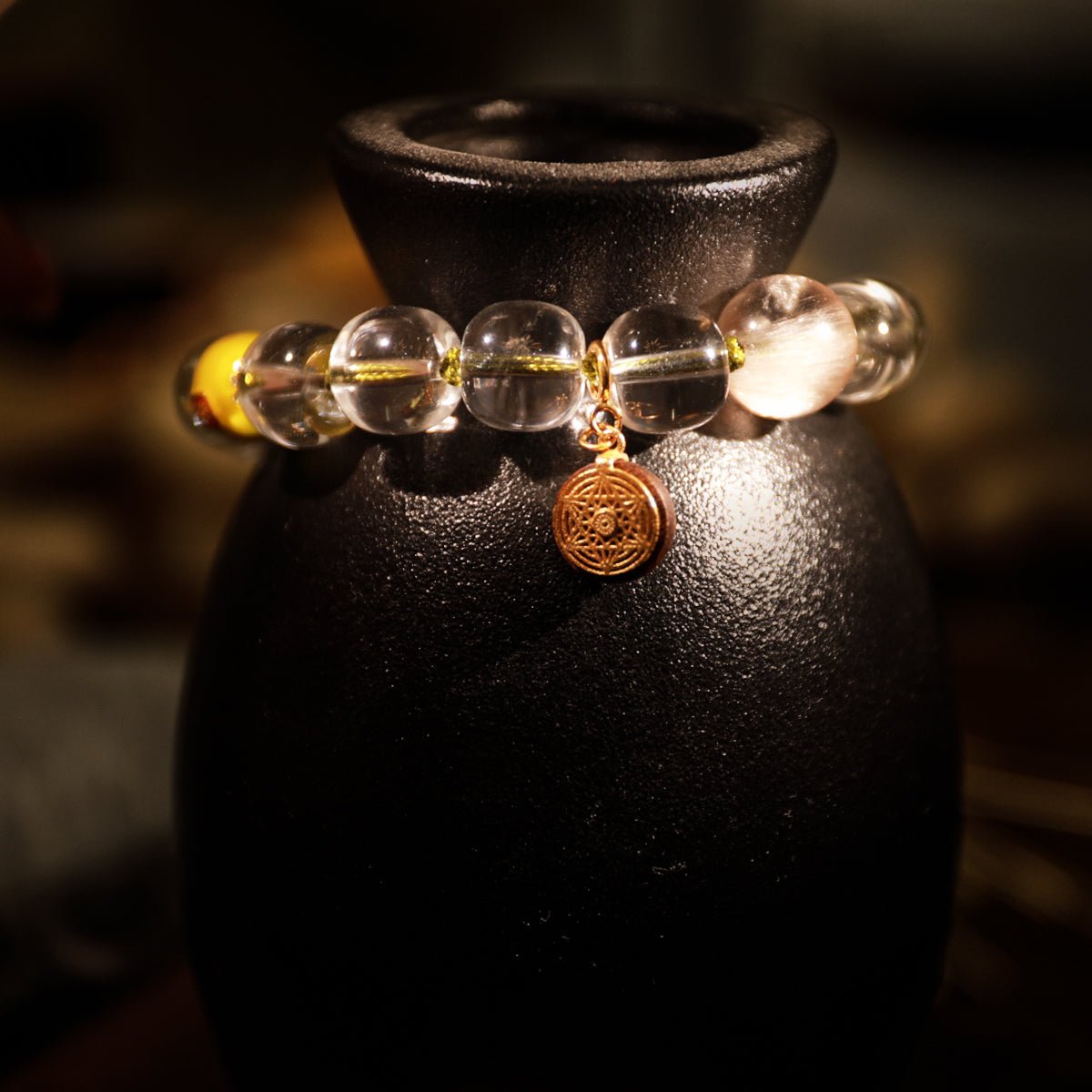 Pure energy white crystal silver bracelet| Bless Jade - LEIDAI