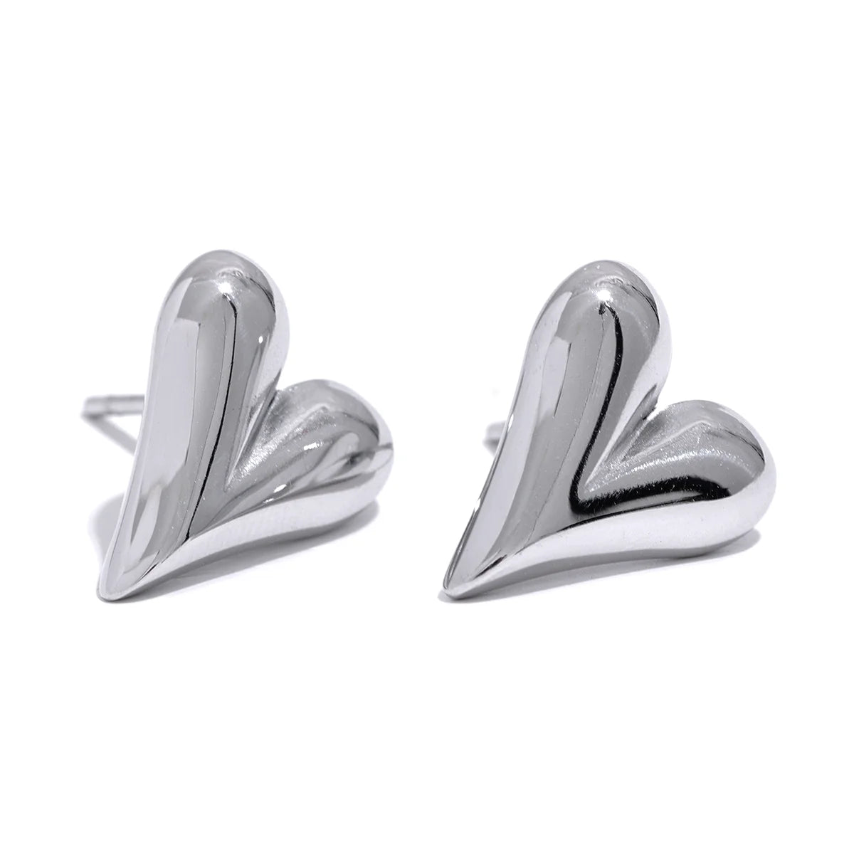 Temperament Heart Pendant Chain Necklace for Women Stainless Steel Stylish Choker 18 K Jewelry Waterproof Party Gift - LEIDAI