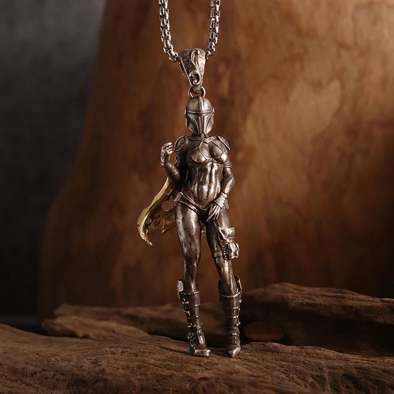 Vintage Gothic Cross Skull Pendant Necklace for Men Fashion Party Trend Punk Jewelry Halloween Gifts - LEIDAI