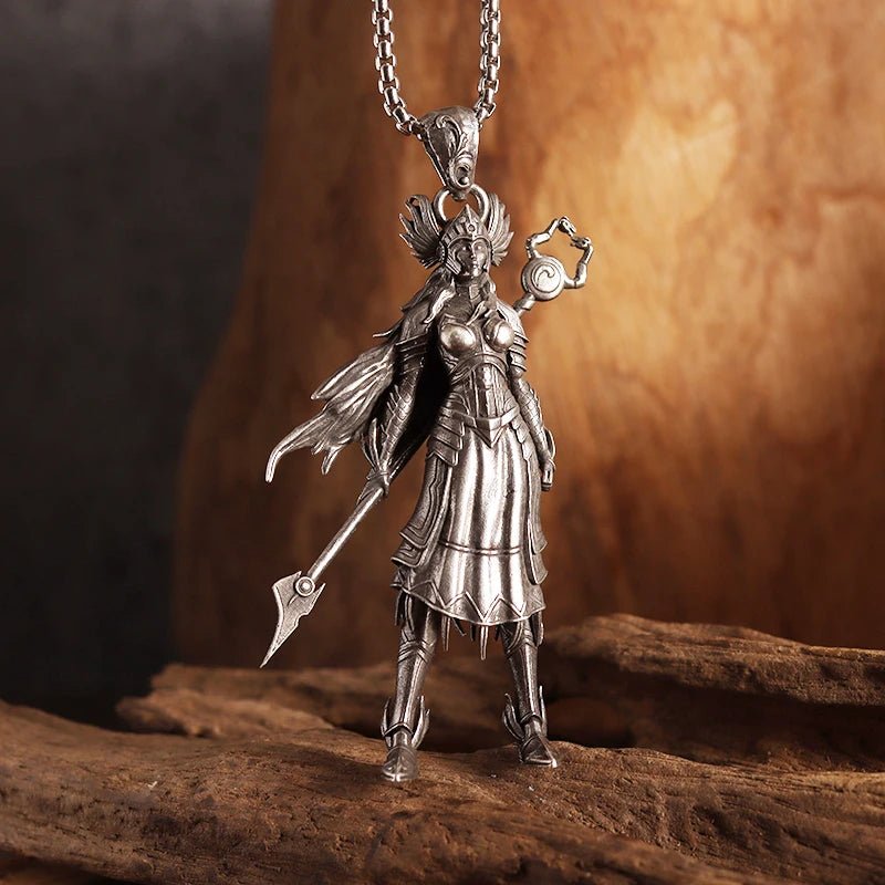Vintage Gothic Cross Skull Pendant Necklace for Men Fashion Party Trend Punk Jewelry Halloween Gifts - LEIDAI