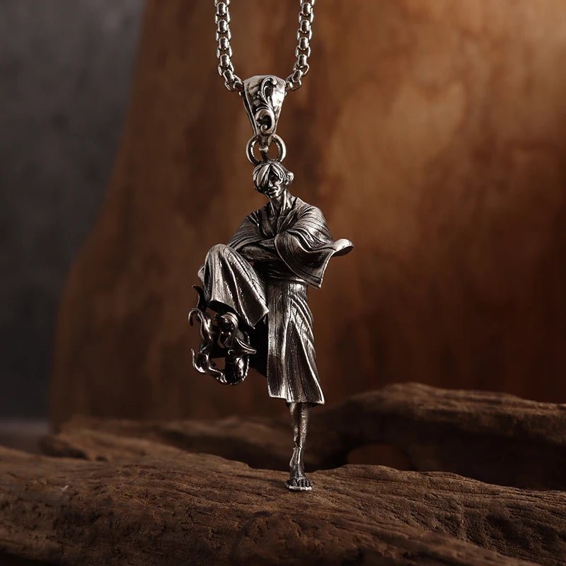 Vintage Gothic Cross Skull Pendant Necklace for Men Fashion Party Trend Punk Jewelry Halloween Gifts - LEIDAI