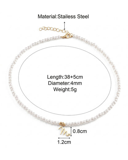 Personalised Initial Pearl Necklace – A Signature Piece Made Just for You