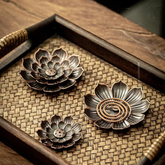 1Pcs Porous Lotus Incense Insertion Zen Line Lncense Lnsertion Seat Accessories Sandalwood Burner Lncense Plate Tray - LEIDAI