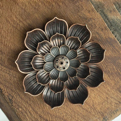 1Pcs Porous Lotus Incense Insertion Zen Line Lncense Lnsertion Seat Accessories Sandalwood Burner Lncense Plate Tray - LEIDAI