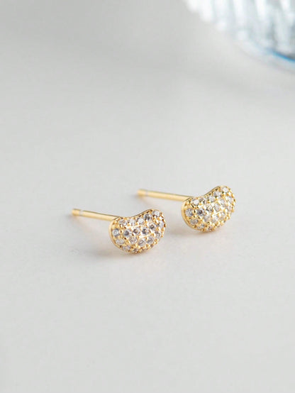 A pair of elegant and fashionable S925 silver earrings for ladies. Simple and suitable for daily commuting and dating. - LEIDAI