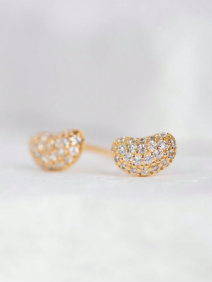 A pair of elegant and fashionable S925 silver earrings for ladies. Simple and suitable for daily commuting and dating. - LEIDAI