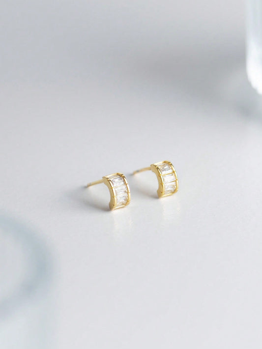 A pair of women's elegant and generous S925 silver earrings. Light luxury and fashionable, suitable for daily dating. - LEIDAI