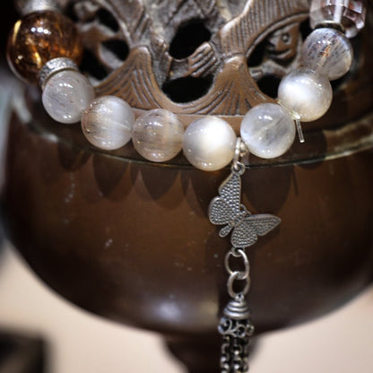 Absorb wealth, black backbone, gold ghost bracelet| Bless Jade - LEIDAI