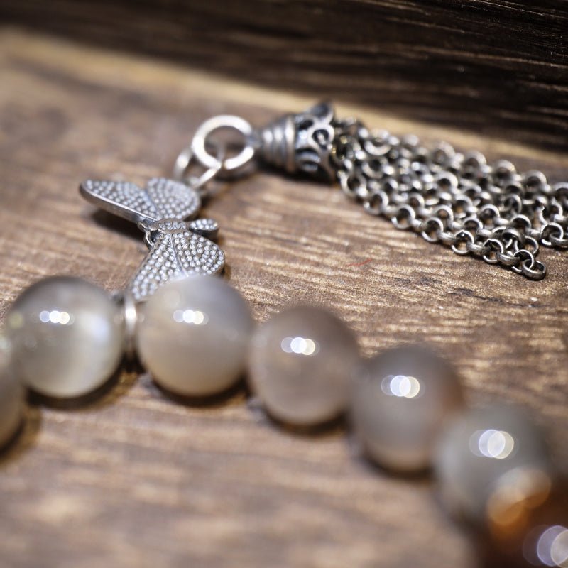 Absorb wealth, black backbone, gold ghost bracelet| Bless Jade - LEIDAI