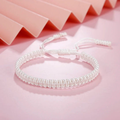 Braided Red String Bracelets & Bangles Tibetan Buddhist Adjustable Knot Handmade Bracelet Wrist Jewelry Gifts For Love Good Luck - LEIDAI