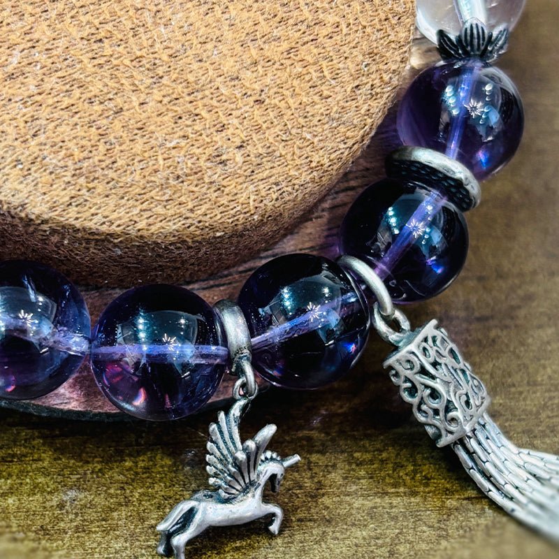 Good Luck Amethyst Bracelet | Bless Jade - LEIDAI