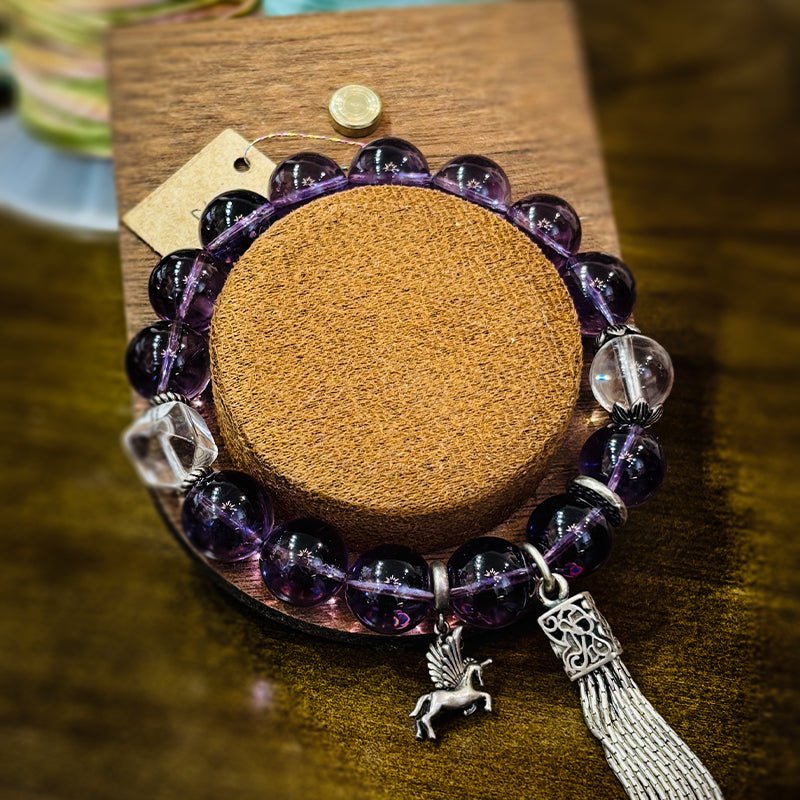 Good Luck Amethyst Bracelet | Bless Jade - LEIDAI