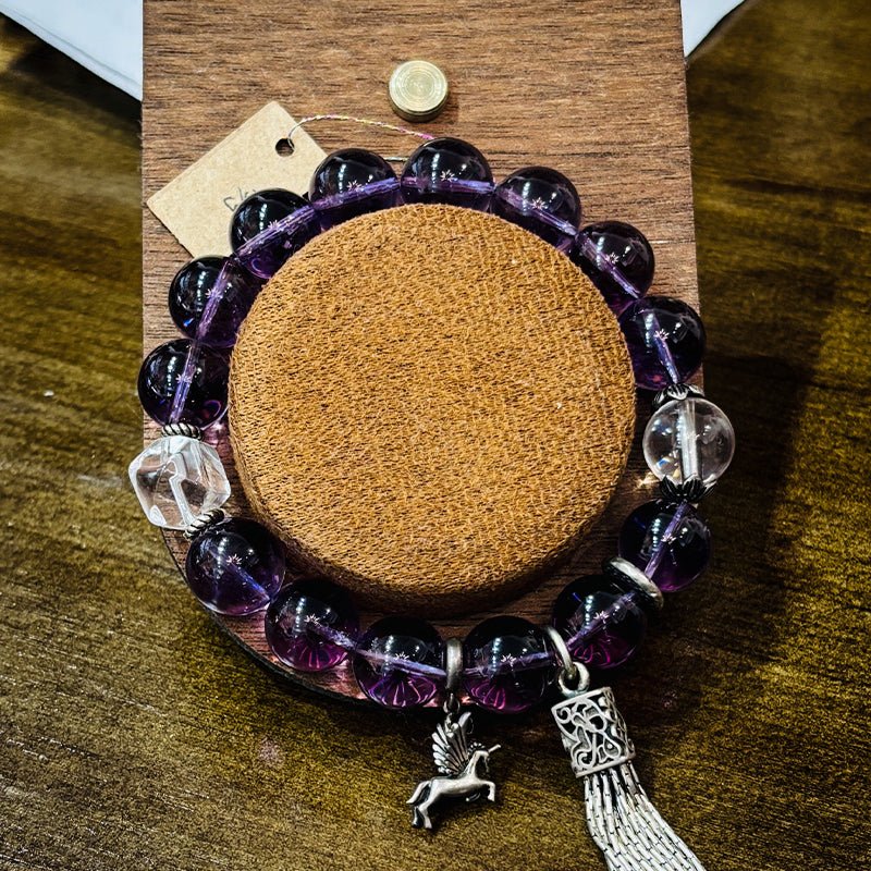 Good Luck Amethyst Bracelet | Bless Jade - LEIDAI