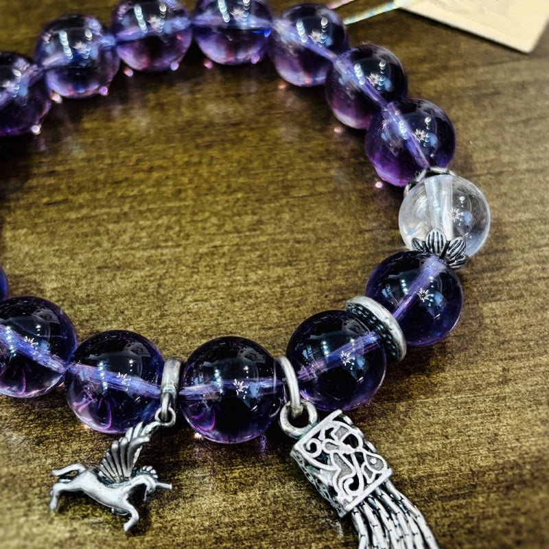 Good Luck Amethyst Bracelet | Bless Jade - LEIDAI
