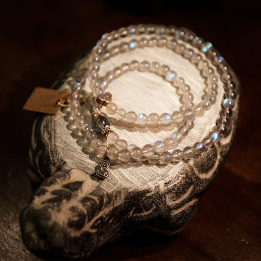 Guardian and Healing Gray Moonlight Silver Bracelet| Bless Jade - LEIDAI