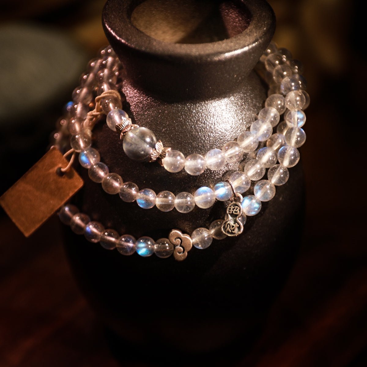 Guardian and Healing Gray Moonlight Silver Bracelet| Bless Jade - LEIDAI