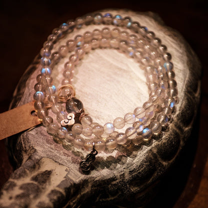 Guardian and Healing Gray Moonlight Silver Bracelet| Bless Jade - LEIDAI