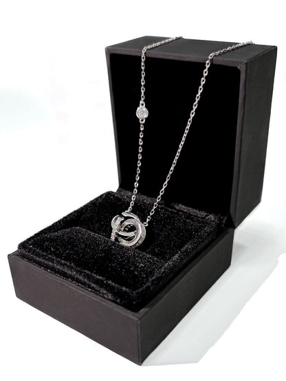 LEIDAI A women's niche premium 925 sterling silver pendant necklace fashion trend elegant for daily commute dating wear - LEIDAI