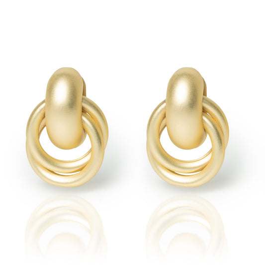 LEIDAI Chunky Gold Hoop Earrings for Women Earrings Lightweight Geometric patterns Hollow Open Hoops Hypoallergenic Gold Plated Earrings Fashion Jewelry - LEIDAI