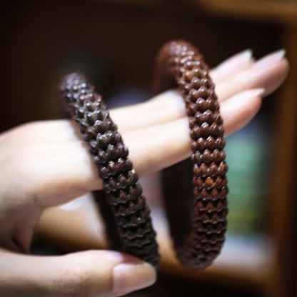 Wealth Energy Purple Golden Rat Lotus Bracelet| Bless Jade - LEIDAI