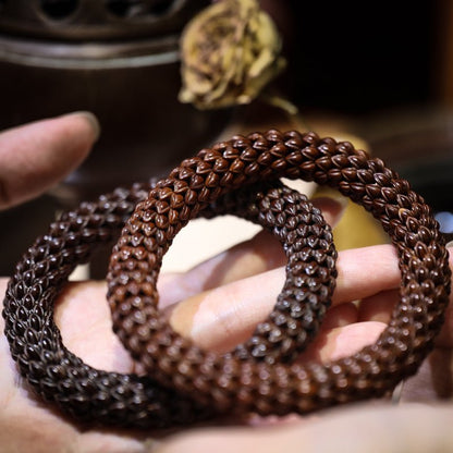 Wealth Energy Purple Golden Rat Lotus Bracelet| Bless Jade - LEIDAI