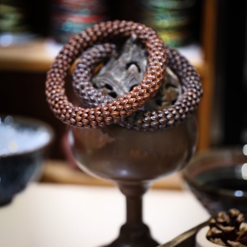 Wealth Energy Purple Golden Rat Lotus Bracelet| Bless Jade - LEIDAI
